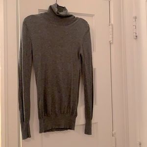 Gray turtleneck